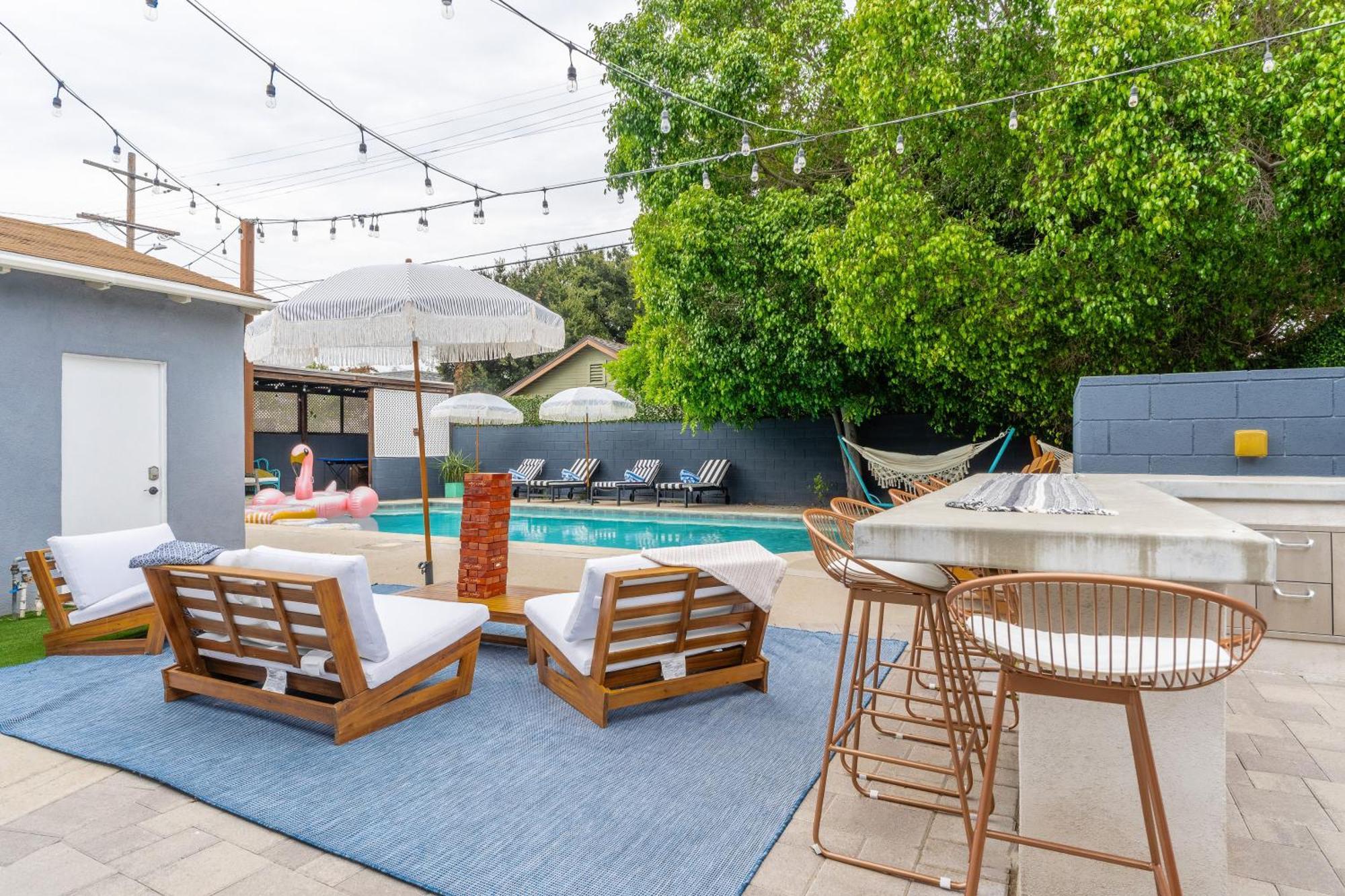 Angel&rose Universal Hollywood Heated Pool House King Bed Hébergement de vacances *