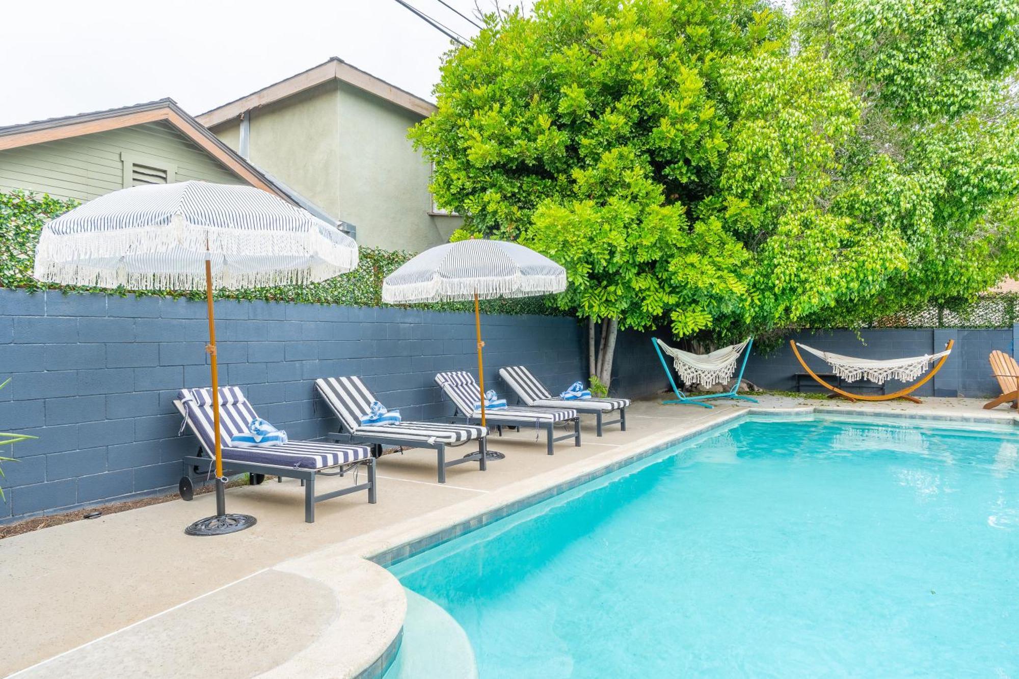 Angel&rose Universal Hollywood Heated Pool House King Bed Hébergement de vacances Los Angeles